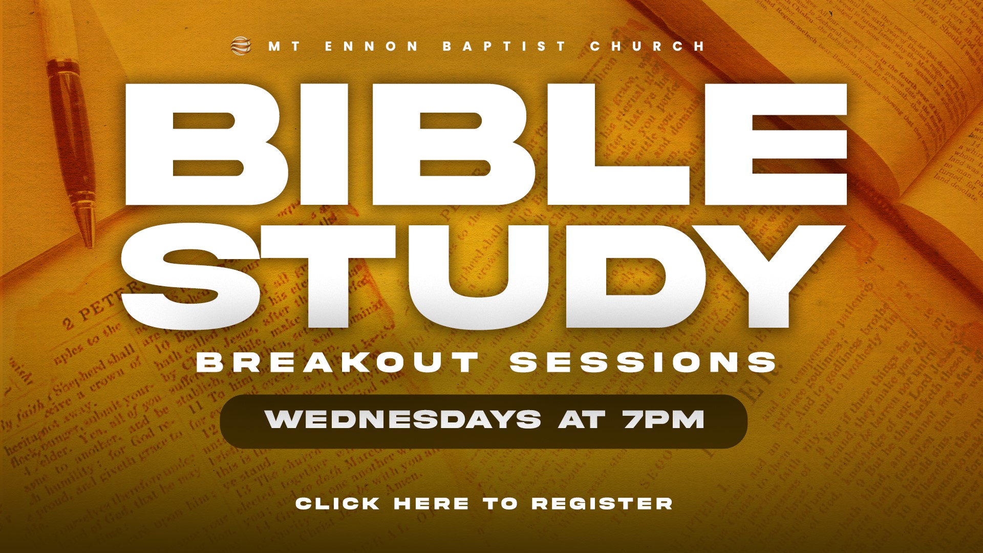 Bible Study Breakout Sessions